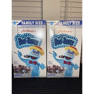 Boo Berry Cereal w/Monster Marshmallows, Kids Cereal,‎ Limited Edition (2)